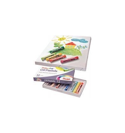 BTE 12 PASTELS HUILE 8MM