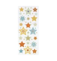 POCH 153 STICKERS STRASS NOEL 2