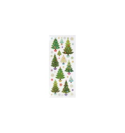 POCH 153 STICKERS STRASS NOEL