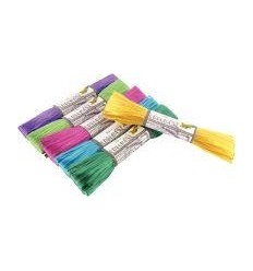 LOT 6 PELOTE RAPHIA SYNTHE FUN