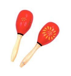 PAIRE DE MARACAS EN BOIS