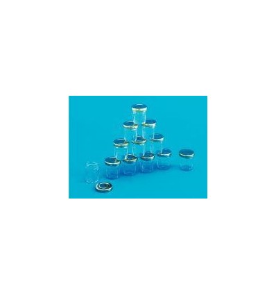 LOT 12 MINIPOT CONFITURE VERRE