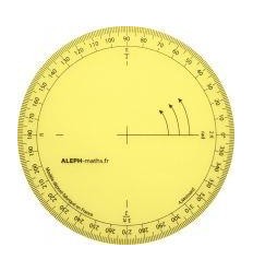 RAPPORTEUR GEOMETRIE 360°