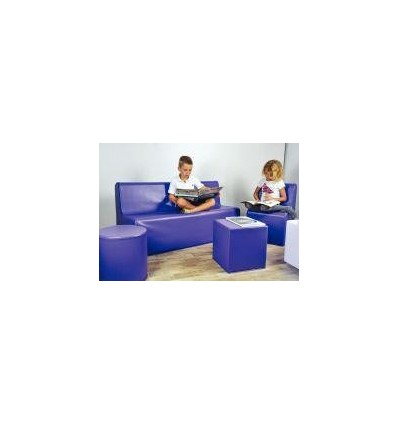 POUF ROND PVC DIAM.36CM VIOLET