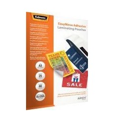 PACK25 POCH PLASTIF A3 ADHESIF