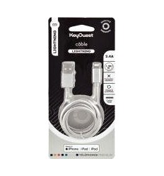 CABLE LIGHTNING NYLON 1.2M SIL