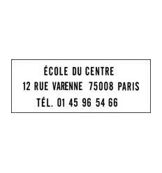 TAMPON REENCRABLE NOIR