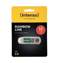 CLE USB2.0 INTENSO RAINBOW32GO