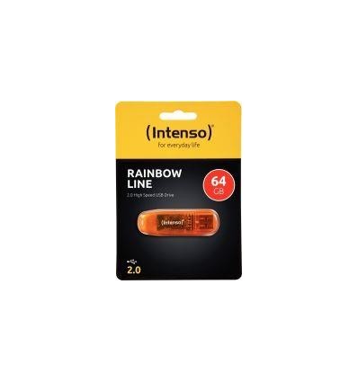 CLE USB2.0 INTENSO RAINBOW64GO