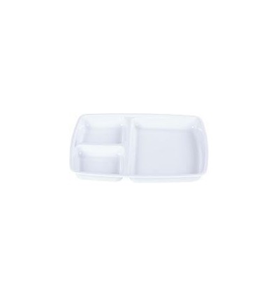 PLATEAU 3COMPART  25X21CM BLC