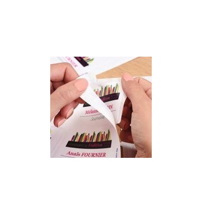 BTE200 BADG ADH TISSU 80X50MM