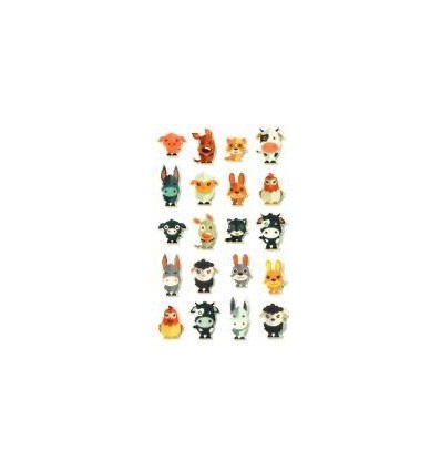 POCH 195 STICKER DECO 3D ANIMO