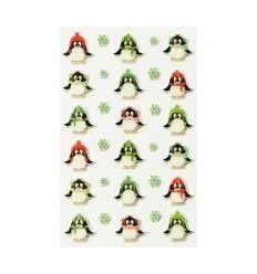 POCH 250 STICKERS DECO 3D NOEL 2