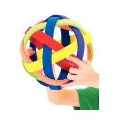 BALLE A NOEUDS TISSU D17,8CM