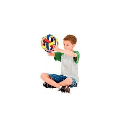 BALLE A NOEUDS TISSU D17,8CM