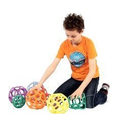 LOT 6BALLES GRAPPE D21,6CM ASS