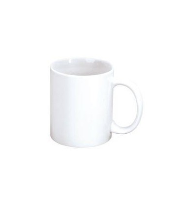 LOT 6 MUGS PORCELAINE BLANCHE