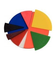 BTE 10 CERCLES FRACTION 10CM 2