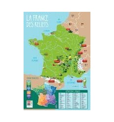 POSTER PVC 76X52 RELIEF FLEUVE