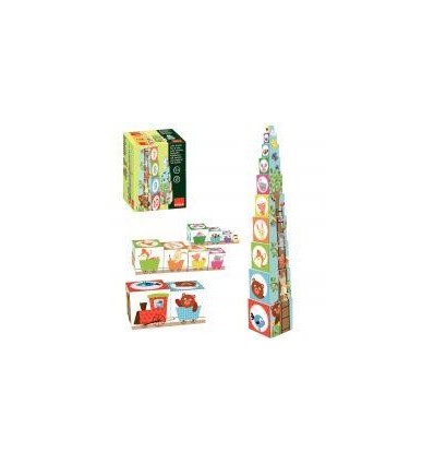 PYRAMIDE 10 CUBES ANIMO FORET