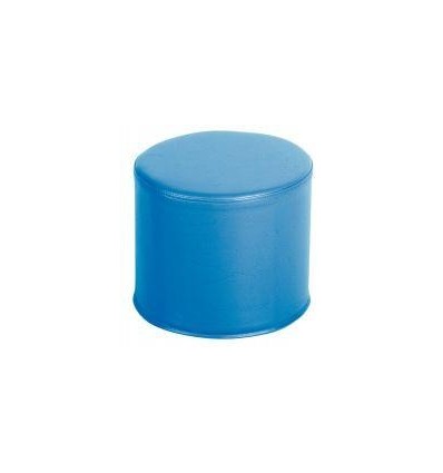 POUF ROND PVC DIAM.30CM BLEU