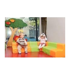 CANAPE 2PLACE PVC 17CM ORANGE 2