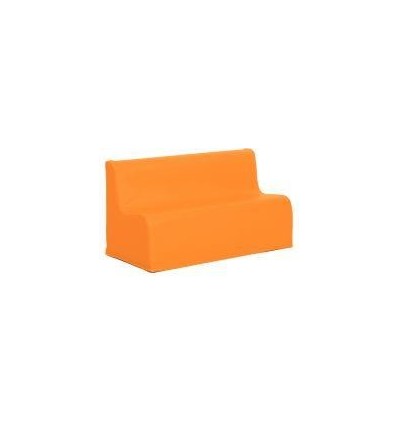 CANAPE 2PLACE PVC 17CM ORANGE