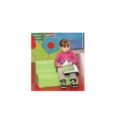 CANAPE 2PLACE PVC 17CM VERT