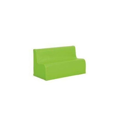 CANAPE 2PLACE PVC 17CM VERT