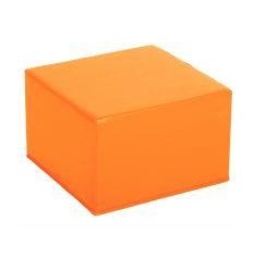 POUF CARRE PVC 40X40X25 ORANGE
