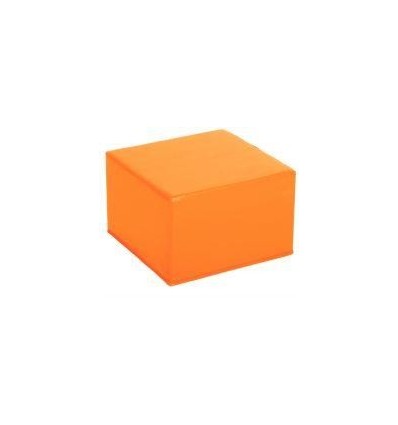 POUF CARRE PVC 40X40X25 ORANGE
