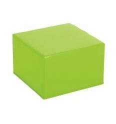 POUF CARRE PVC 40X40X25 VERT 2