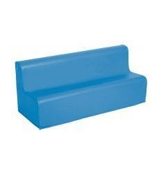 CANAPE PVC 110X40X45 BLEU