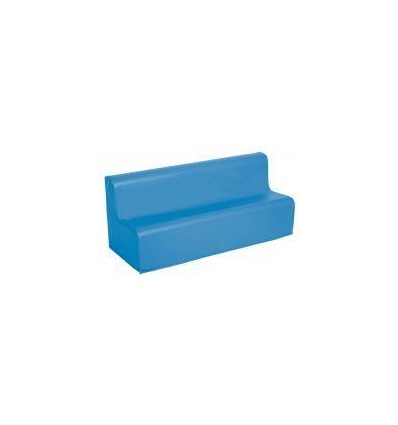 CANAPE PVC 110X40X45 BLEU