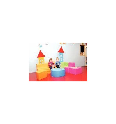 CANAPE PVC 110X40X45 ORANGE