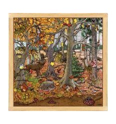 PUZZL 64P BOIS FORET AUTOM/HIV
