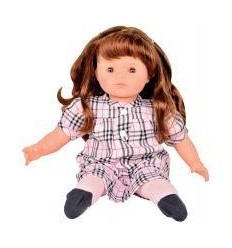 POUPE 40CM EURO COR TISSU+CHEV 2