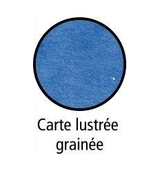 BTE CARTE GRAINEE DOS40MM BLEU 2