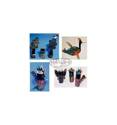 POCH 10F A GRATTER ARC EN CIEL