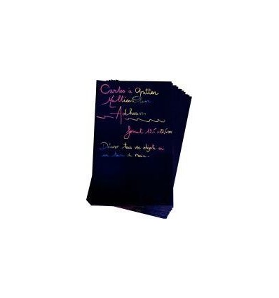 POCH 10F A GRATTER ARC EN CIEL