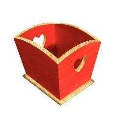 LOT 5 VIDE POCHE BOIS 12x10CM