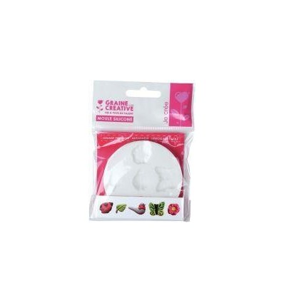 LOT 6 MINI MOULE SILICONE ASS1