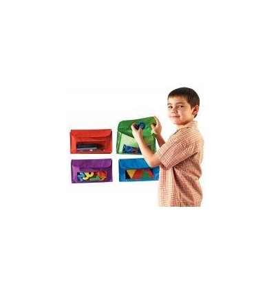 LOT 4 POCH MAGNET 23X14CM ASS