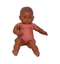 POUPON AFRICAIN 60CM/COR TISSU