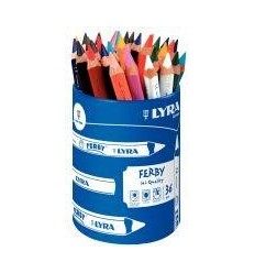 POT36 CRAYON COUL LYRA FERBY