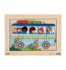 LOT 5 PUZZLE BOIS 12P VEHICULE 2