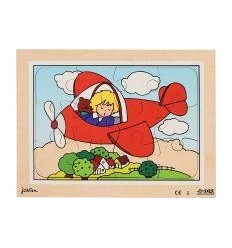 LOT 5 PUZZLE BOIS 12P LOCOMOT