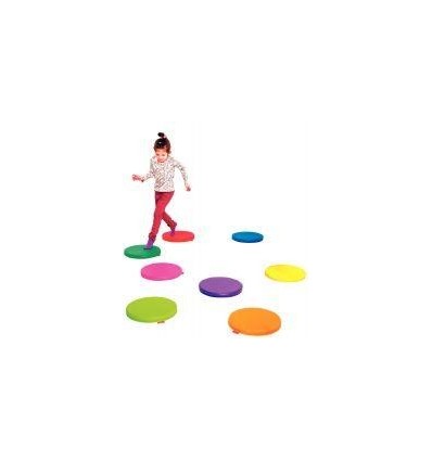 SET 12 COUSSIN ROND MOUSSE ASS