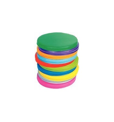 SET 12 COUSSIN ROND MOUSSE ASS