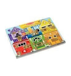 PLANCHE A VERROUS BOIS 39X29CM 2